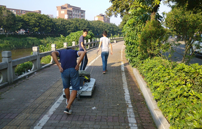 龍園路雷達探測