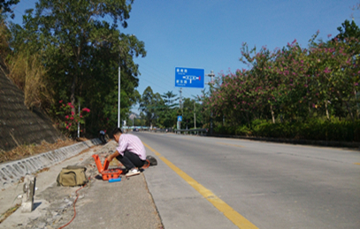 大鵬新區(qū)新豐路物探高密度電法勘察